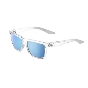 100% Blake Sunglasses (Blue Multilayer/Polished Crystal Haze)