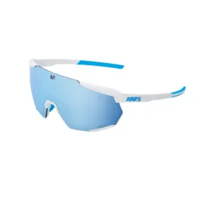 100% Racetrap 3.0 Sport Sunglasses (Blue Multilayer/SE Movistar Team White)