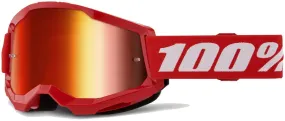 100% Strata 2 MTB Goggles (Mirror Red/Red/Black)