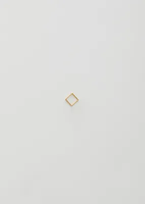 10MM 3D SQUARE EARRING