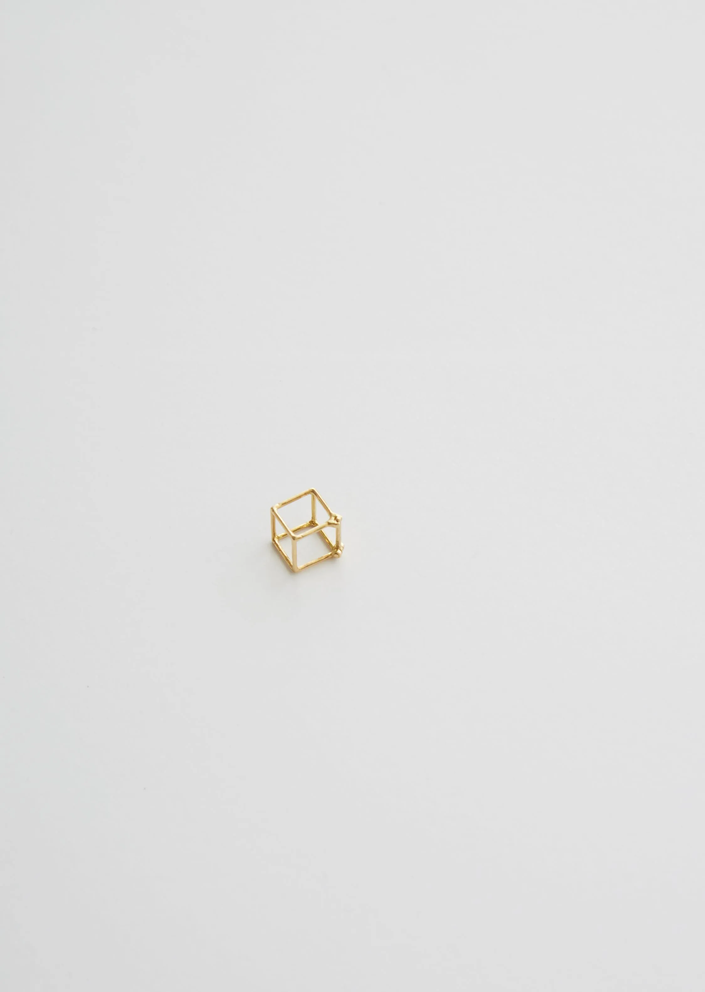 10MM 3D SQUARE EARRING