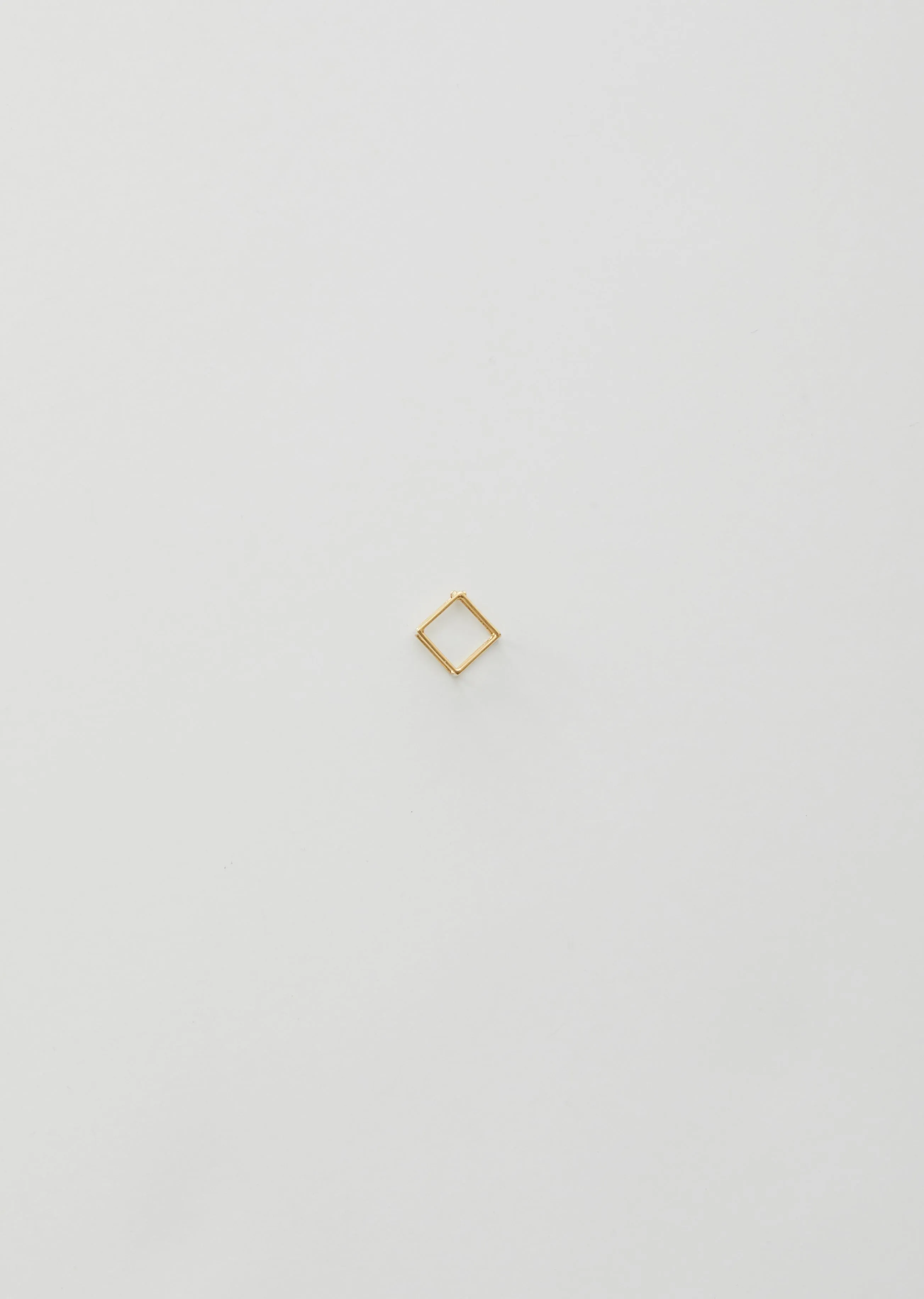 10MM 3D SQUARE EARRING