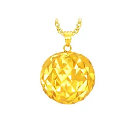 18K Golden Orb Pendant