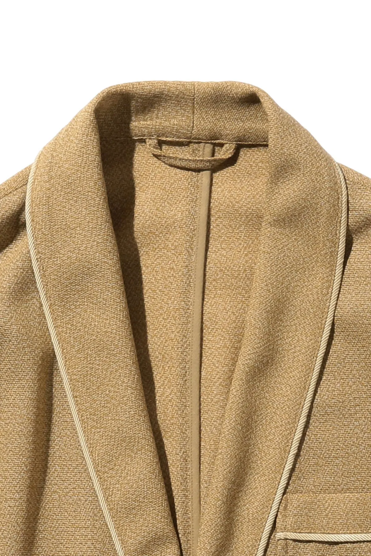 1B Smoking Jacket Wool Panama - Beige