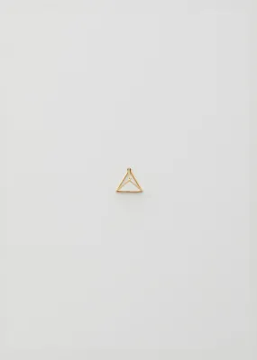 3D Triangle Earring — 20mm