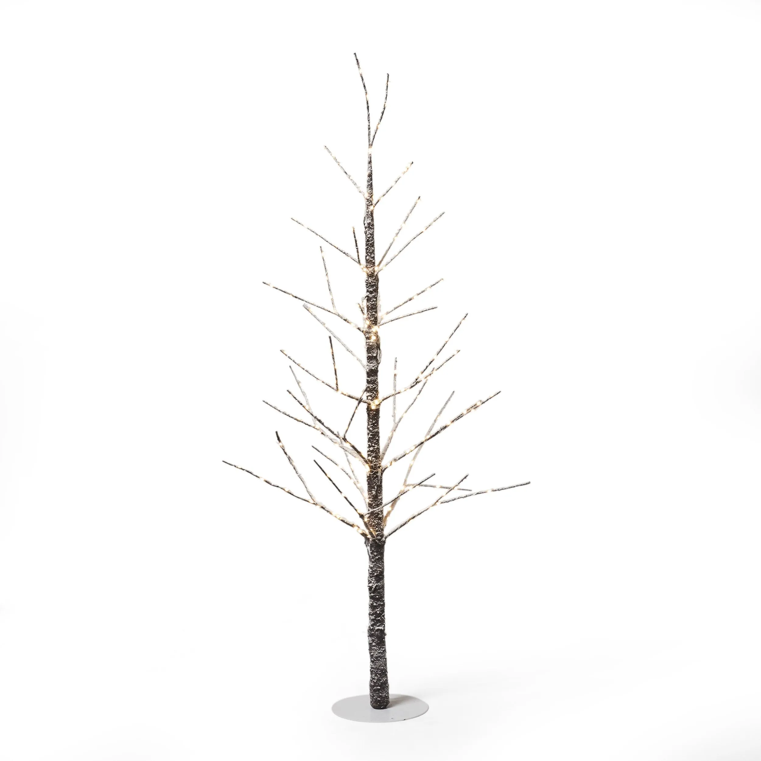 4-foot Pre-Lit 228 Warm White LED Artificial Christmas Twig Tree - NH376313