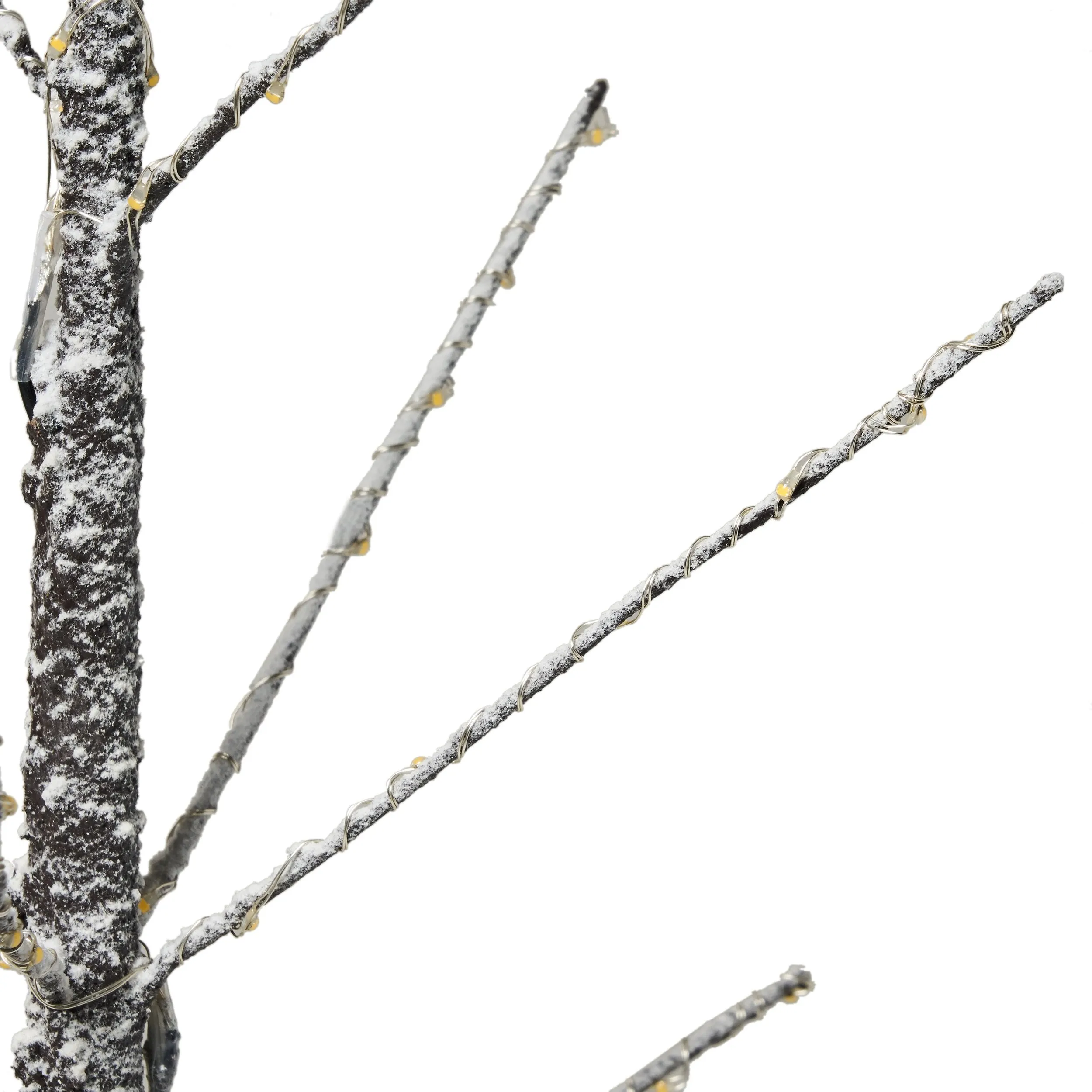 4-foot Pre-Lit 228 Warm White LED Artificial Christmas Twig Tree - NH376313