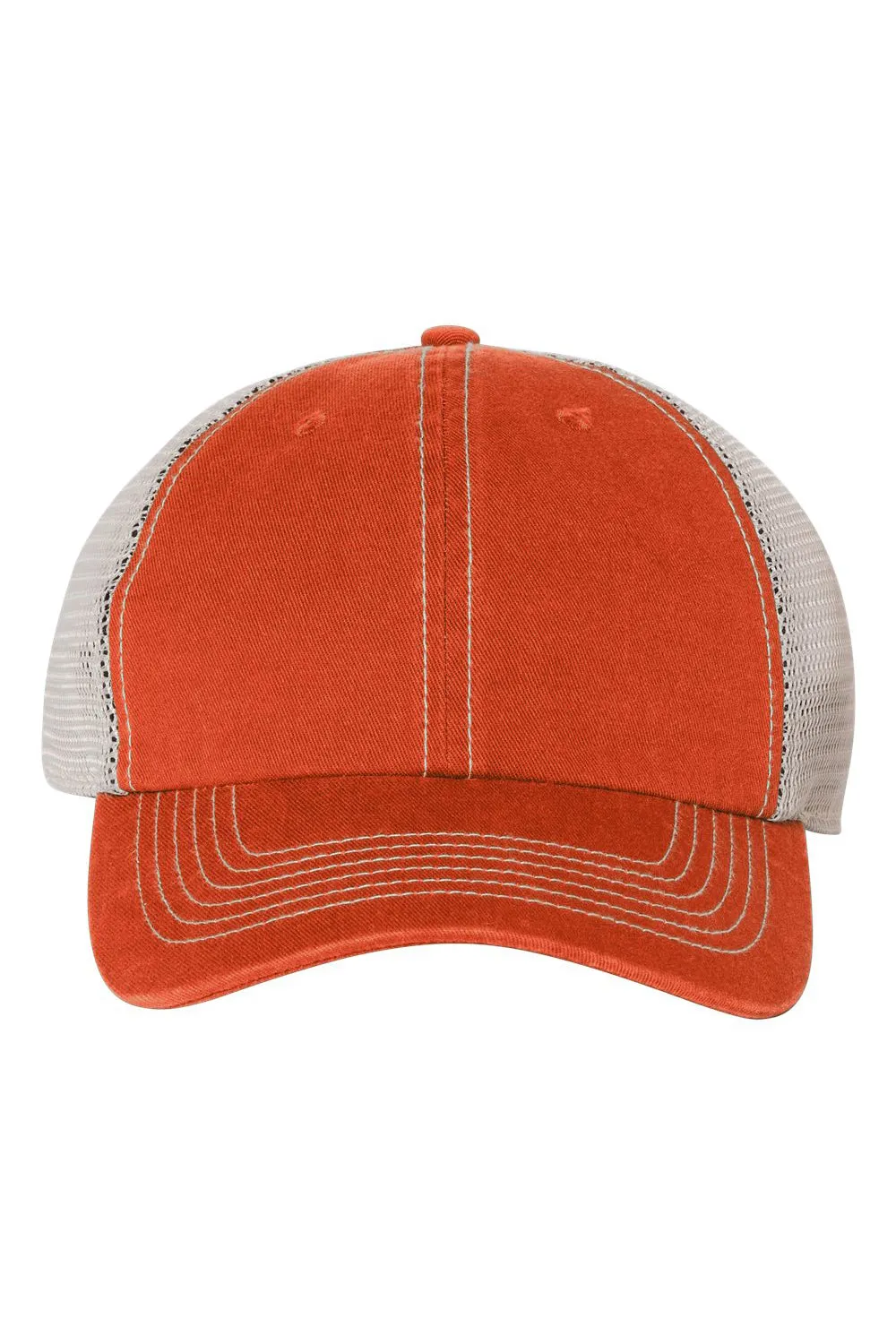 47 Brand Mens Trawler Snapback Hat - Orange/Stone - NEW