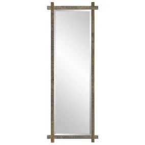 Abanu Ribbed Gold Dressing Mirror