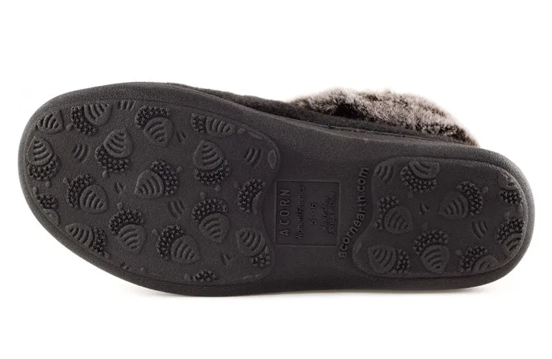 Acorn Chinchilla Collar - Women's Slipper