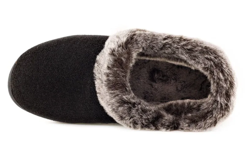 Acorn Chinchilla Collar - Women's Slipper