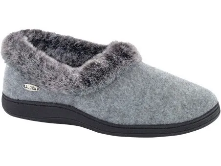 Acorn Chinchilla Collar - Women's Slipper