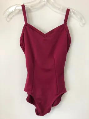 Adult Adjustable Camisole Leotard, XS Burgundy BX101