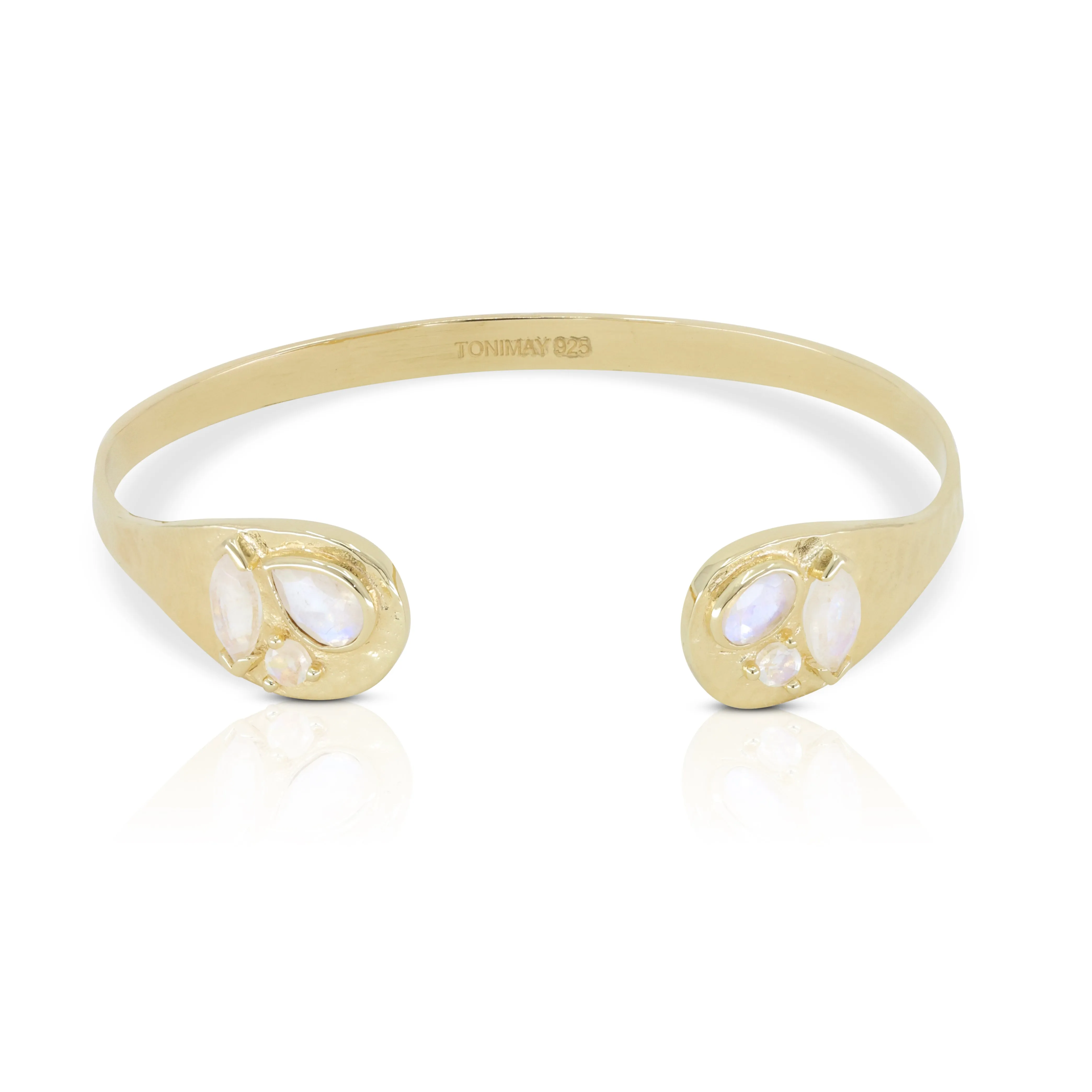 Alessia Moonstone Gold Cuff