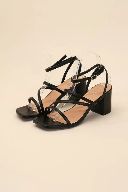 ALI-6 Strappy Low Heel