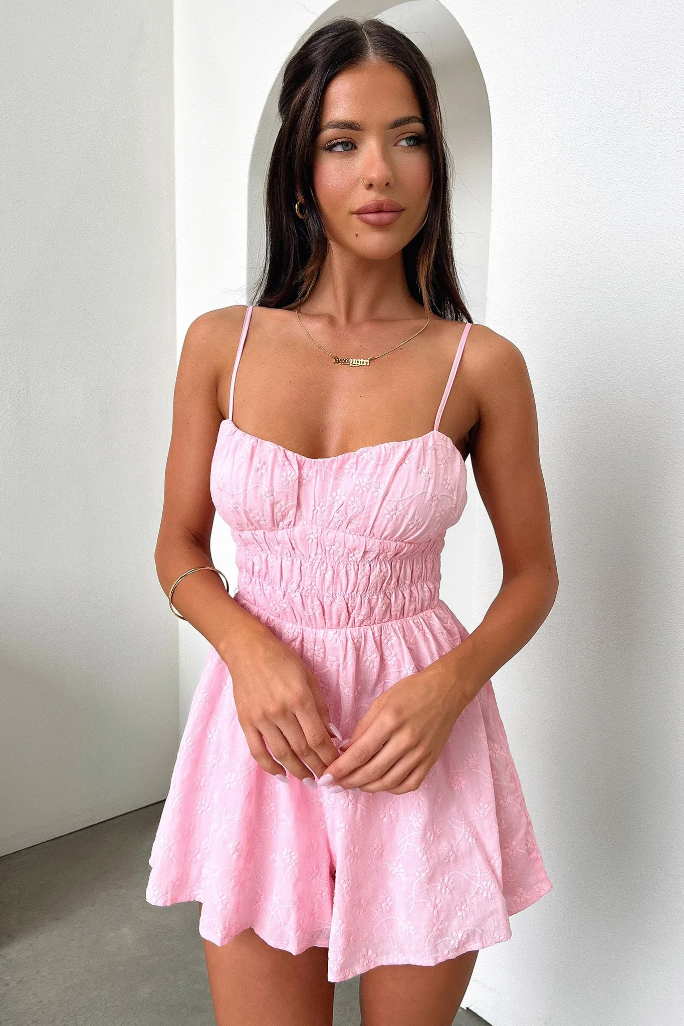 Armida Playsuit - Pink