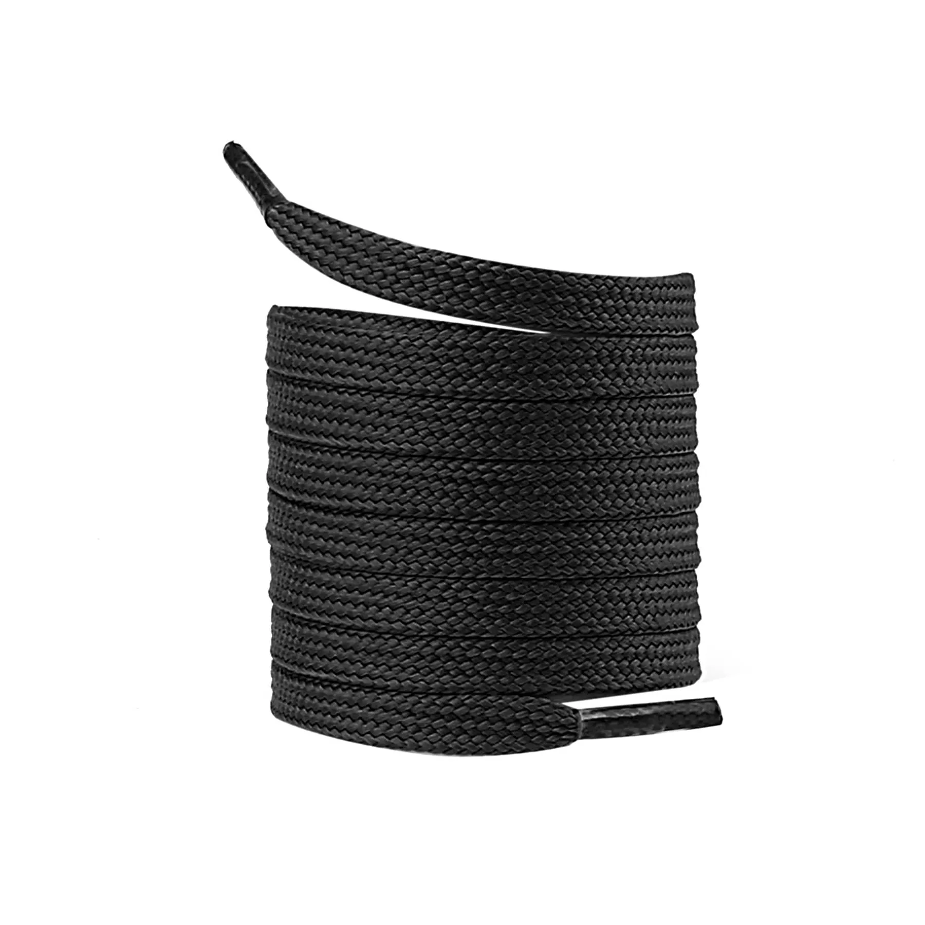 Bacca Bucci Sneaker Shoe Laces | Flat | Black-Orange