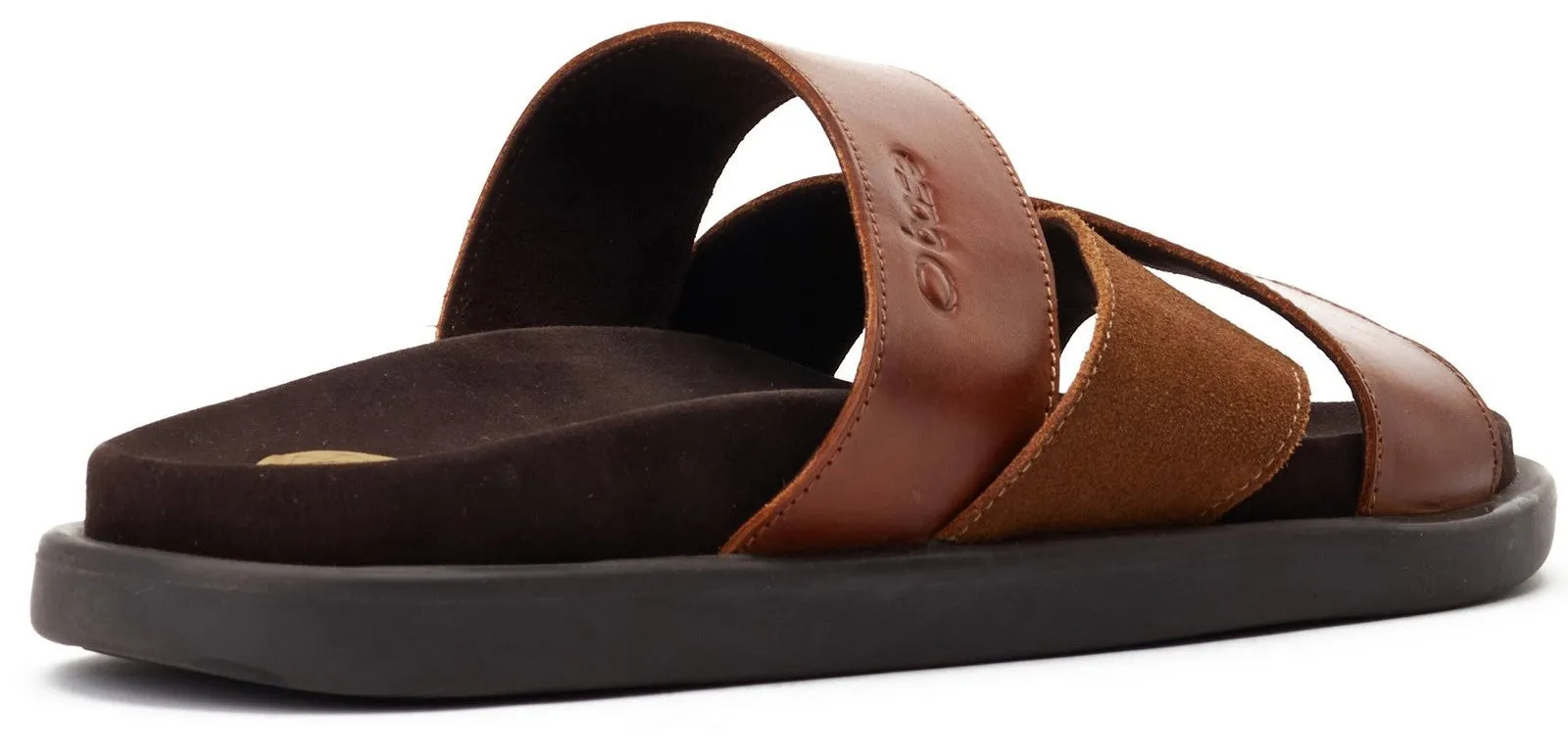 Base London Ponza Mens Leather Slip On Sandal