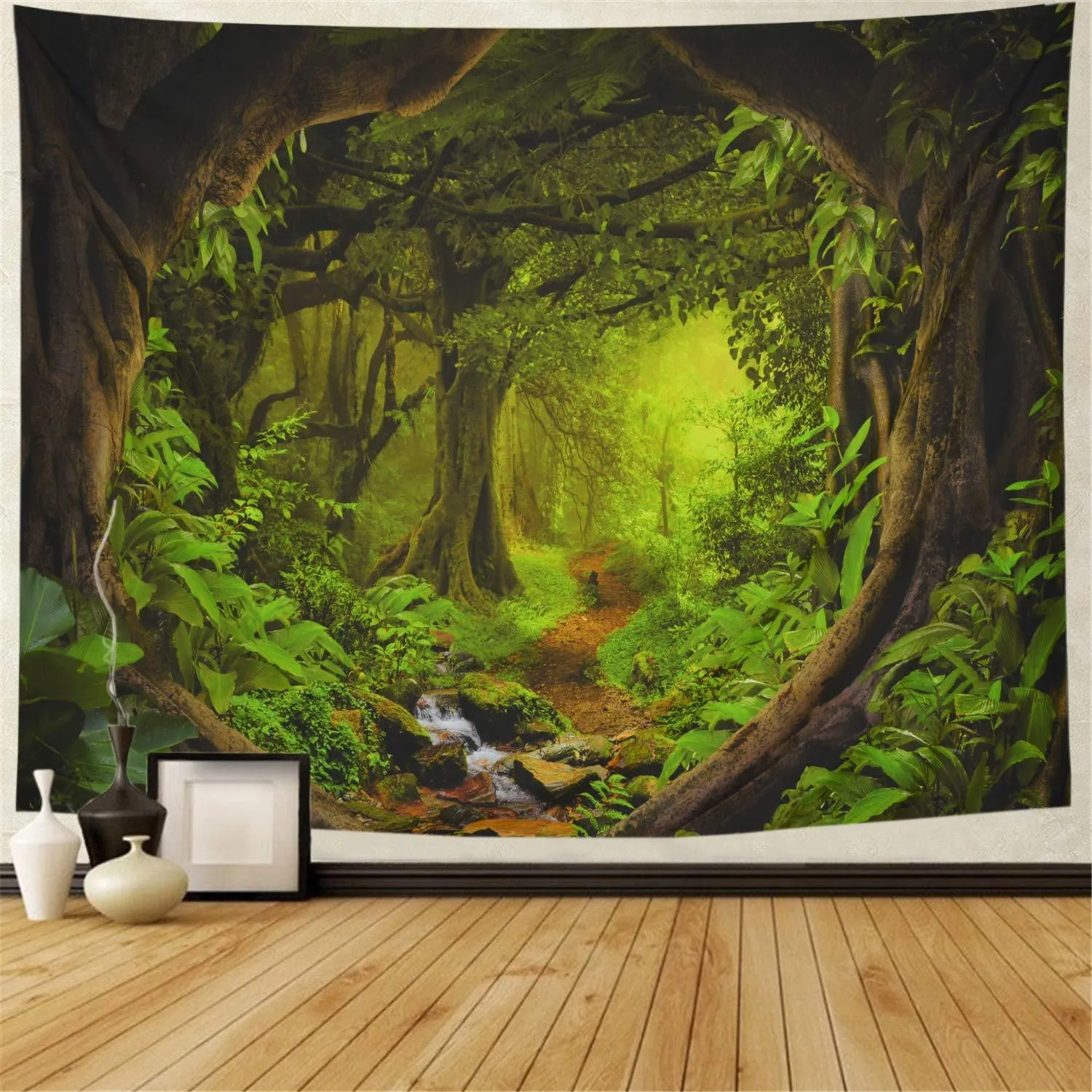 Beautiful Natural Forest Wall Hanging - Tapestry