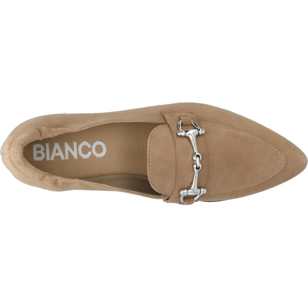 Biatracey Nougat Suede Loafers