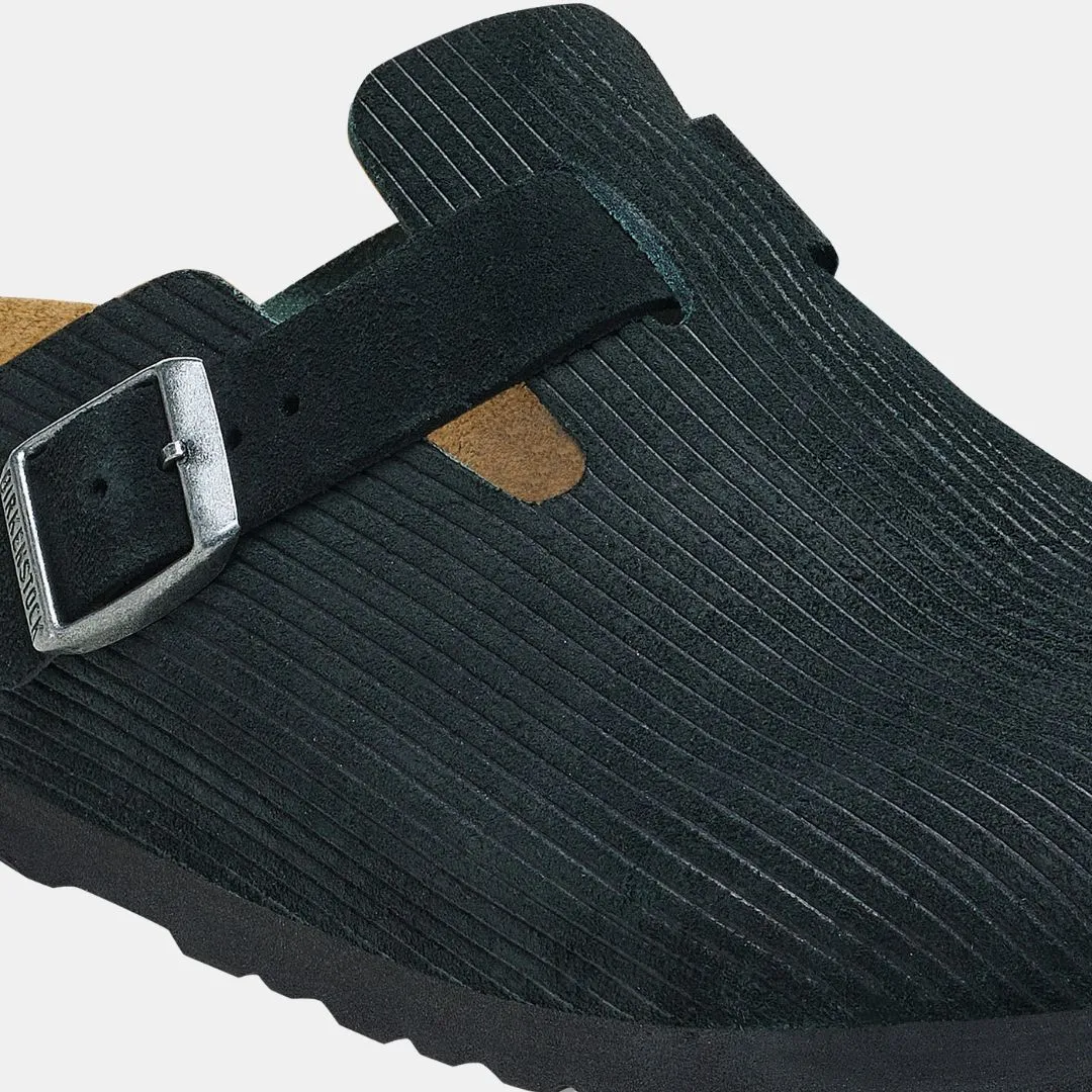 Birkenstock Boston Corduroy Cork Unisex Black