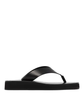 Black Ginza Flip-Flop Sandals