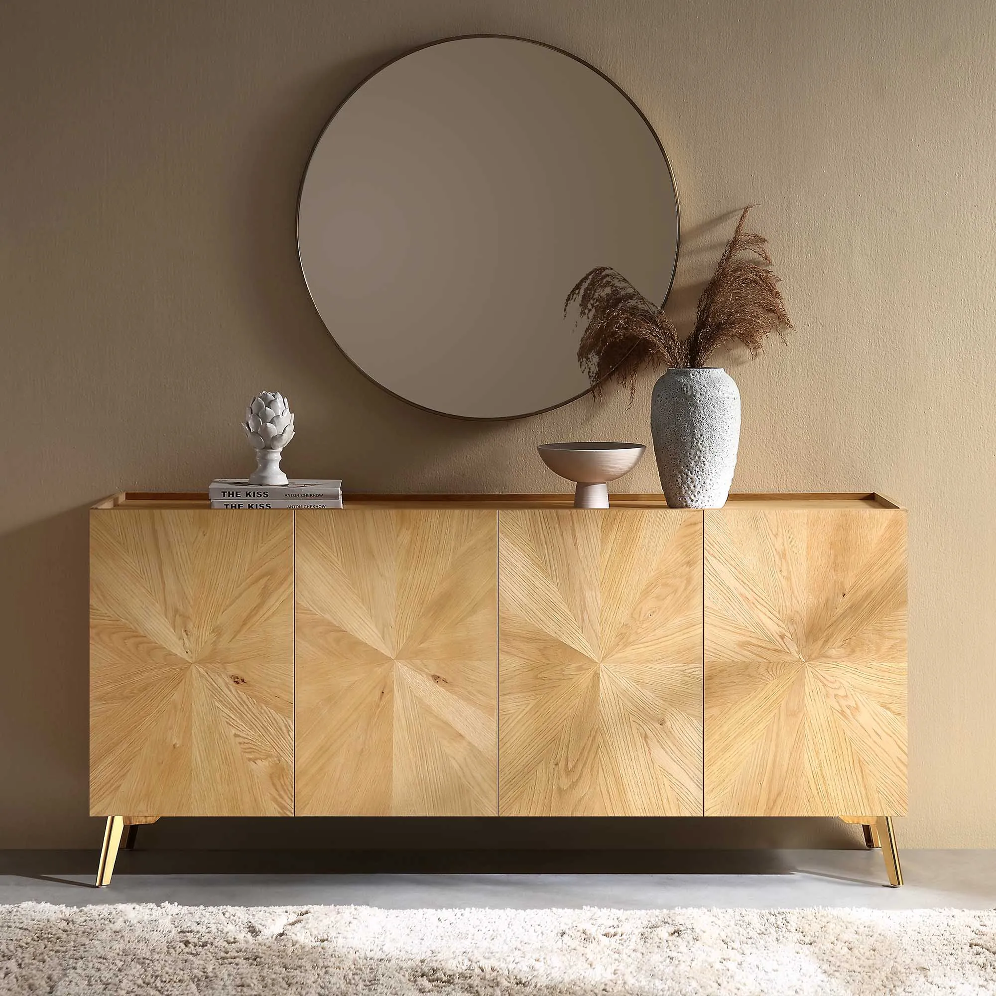 Bohdi Oak 160cm Wide Sideboard