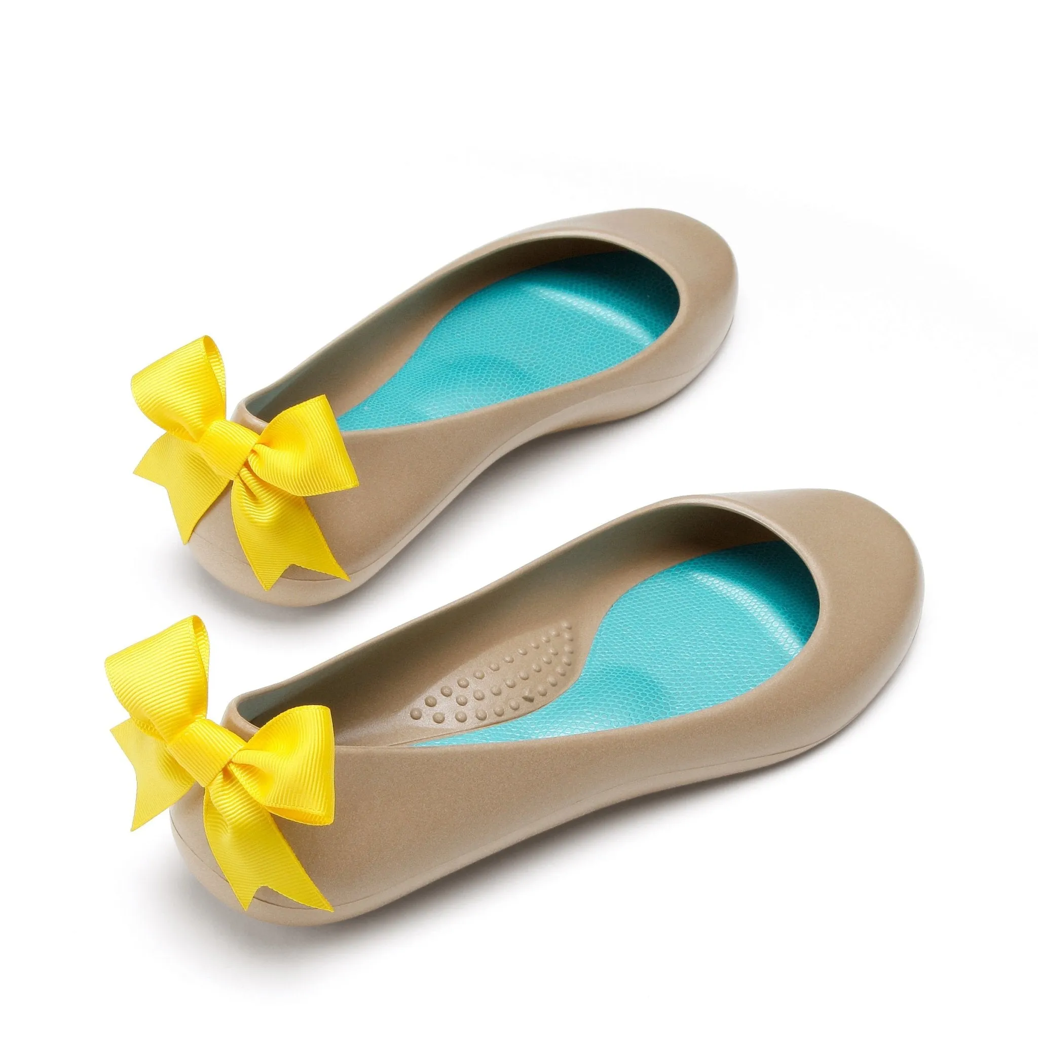 Bow Ballet Flats, Matte Chai Shoe