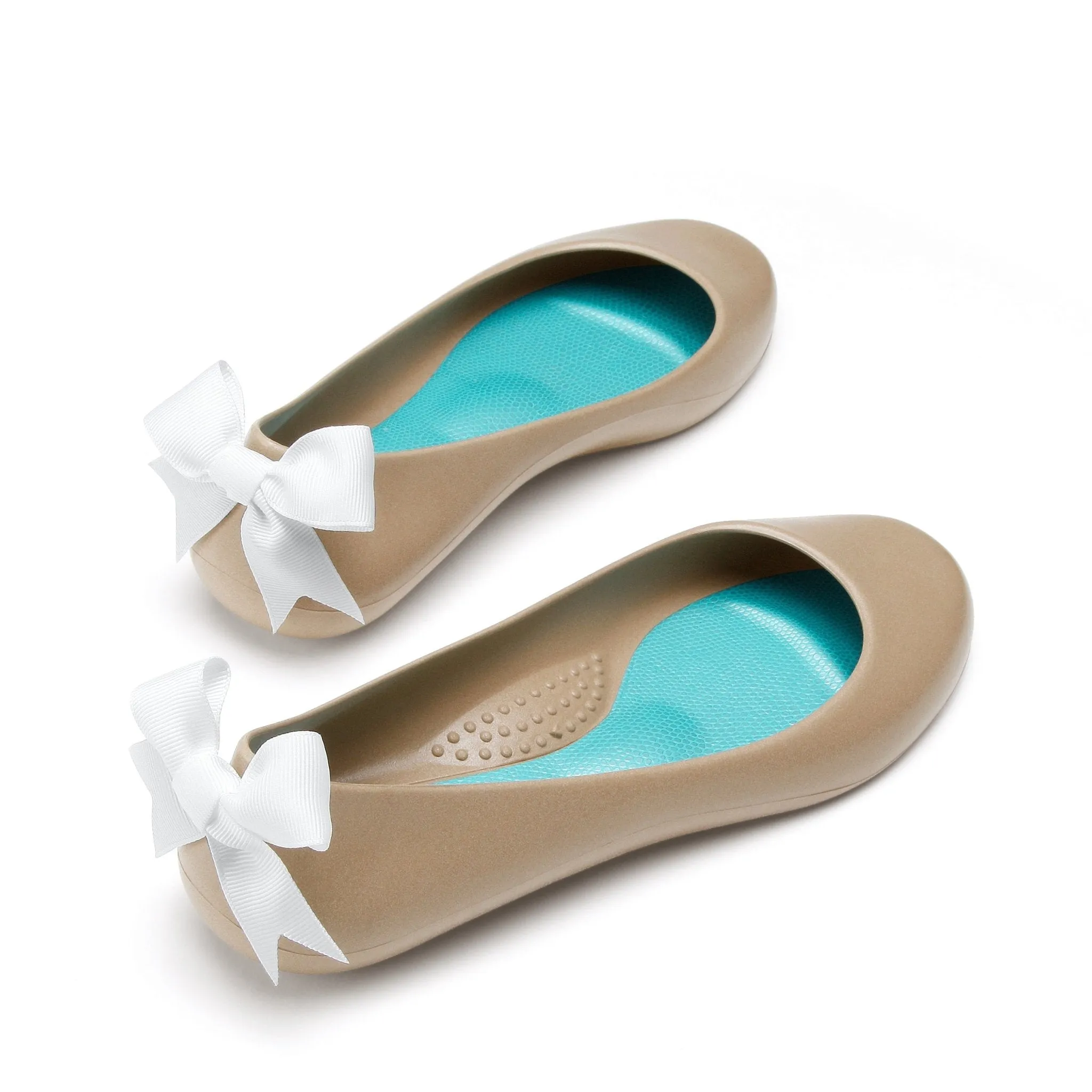 Bow Ballet Flats, Matte Chai Shoe