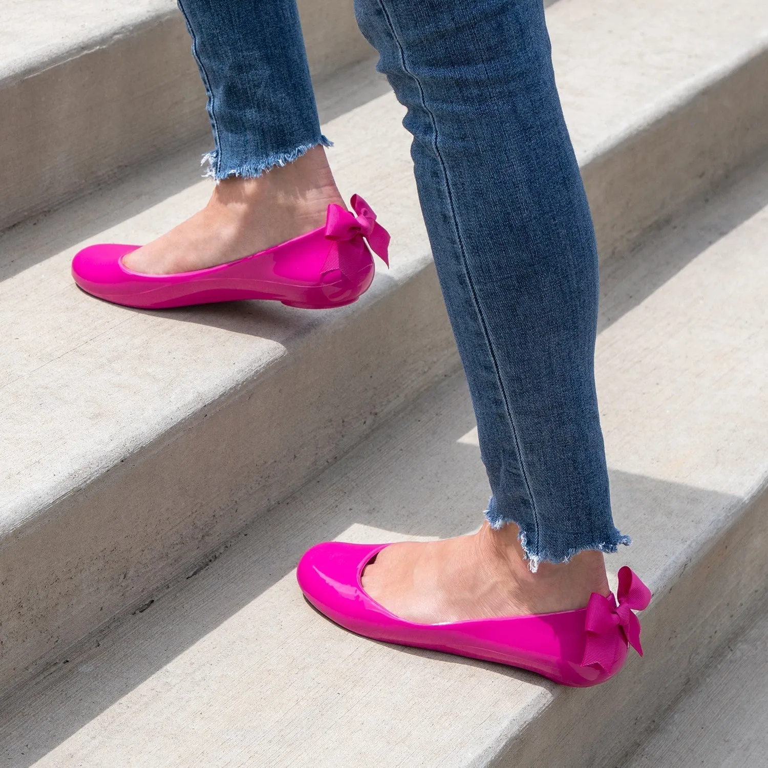 Bow Ballet Flats, Matte Licorice Shoe