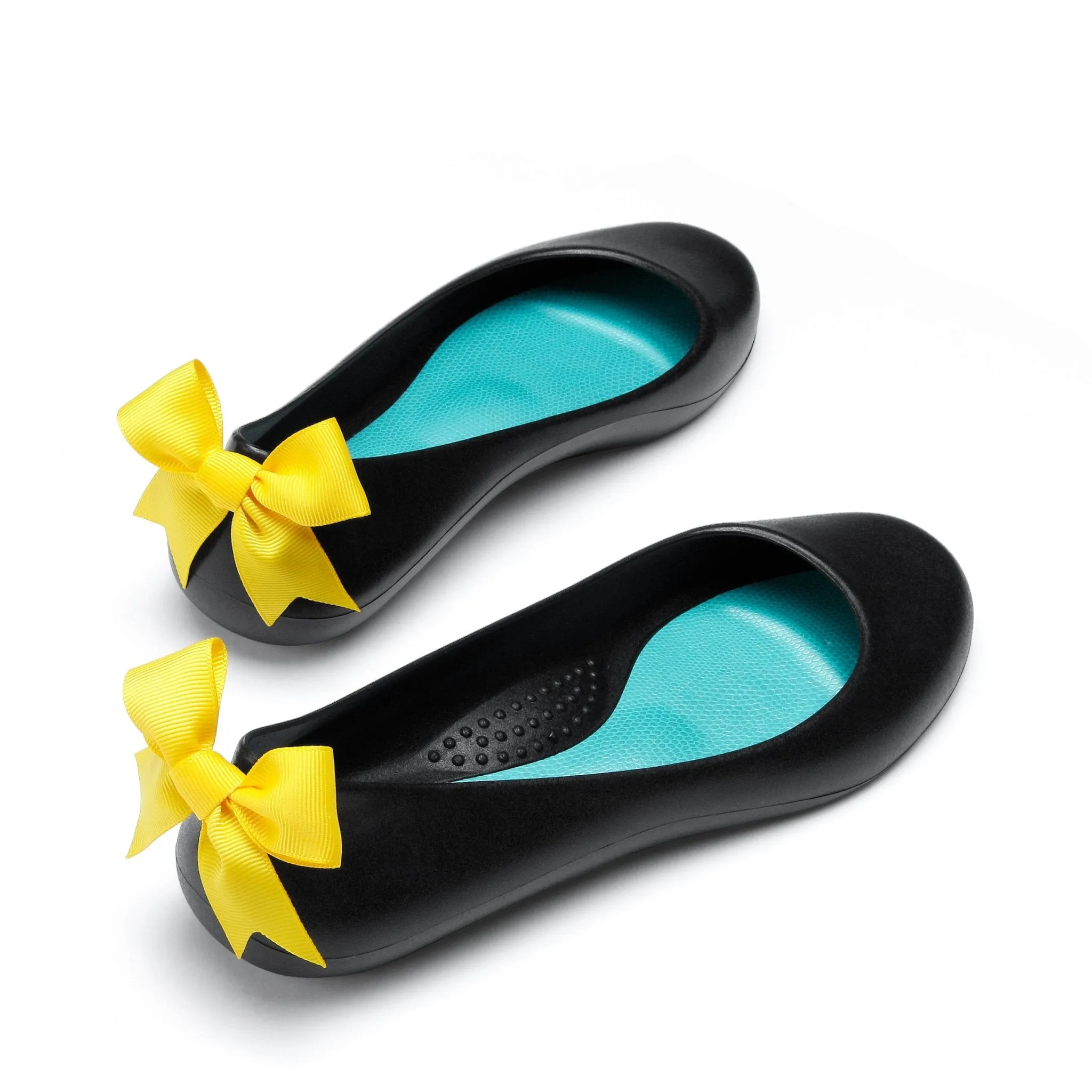 Bow Ballet Flats, Matte Licorice Shoe