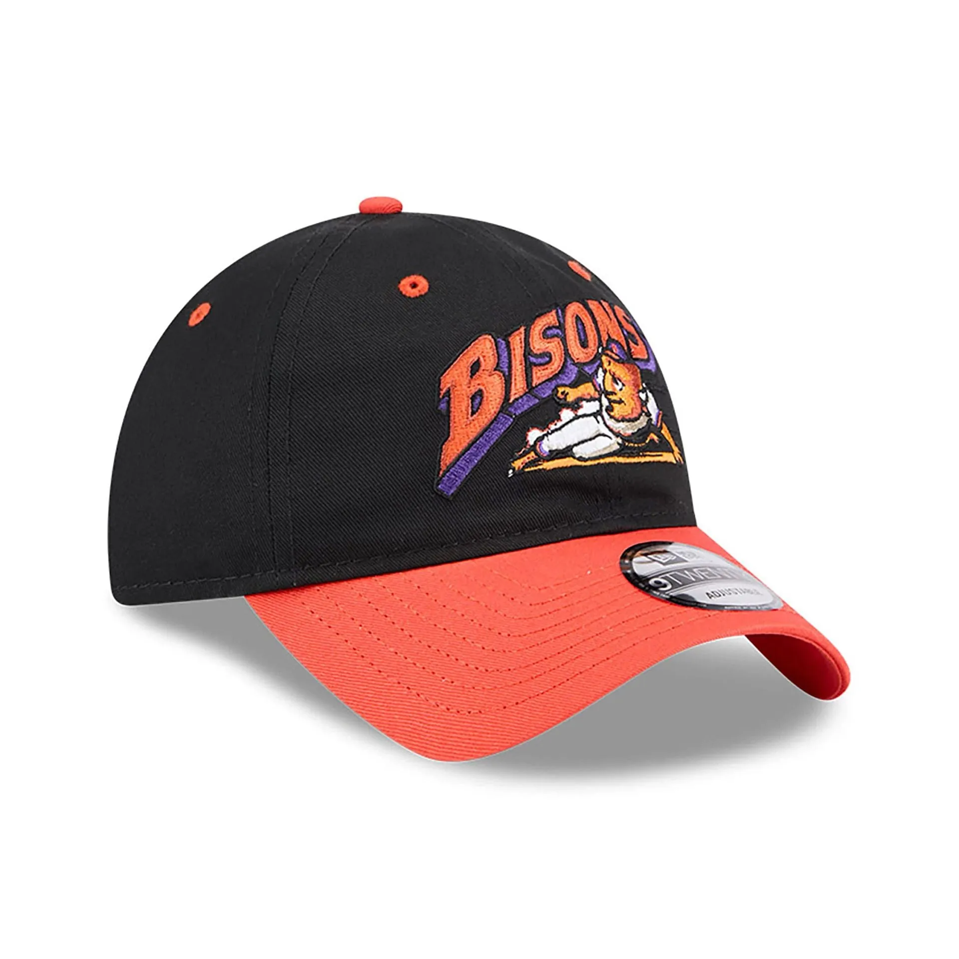 Buffalo Bisons MiLB Theme Night Black 9TWENTY Adjustable Cap