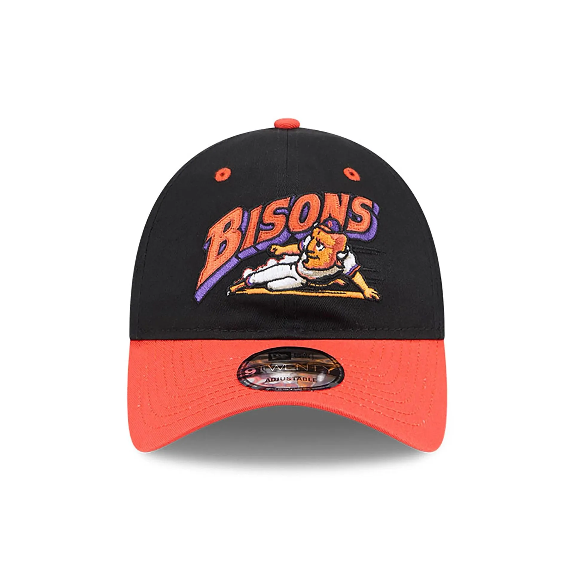 Buffalo Bisons MiLB Theme Night Black 9TWENTY Adjustable Cap