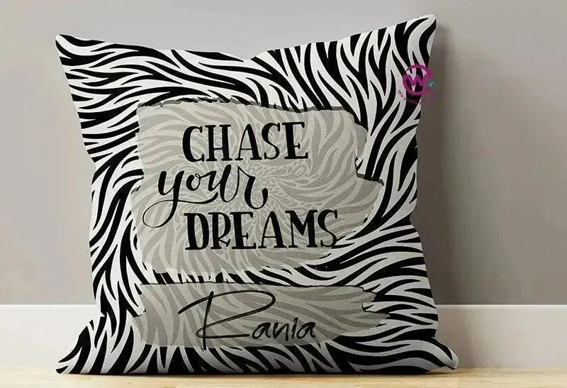 Canvas Cushion-Square Shape - Motivation