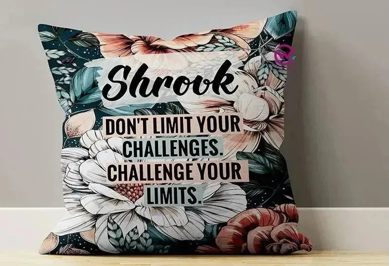 Canvas Cushion-Square Shape - Motivation