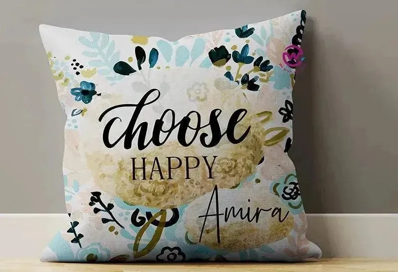 Canvas Cushion-Square Shape - Motivation