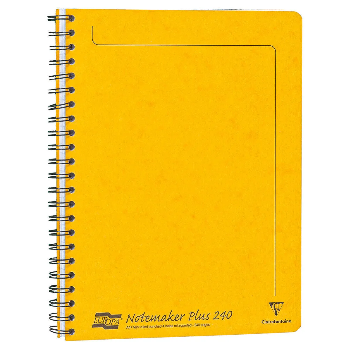 Clairefontaine Europa A4 Notemaker Plus 240 Yellow Notebook