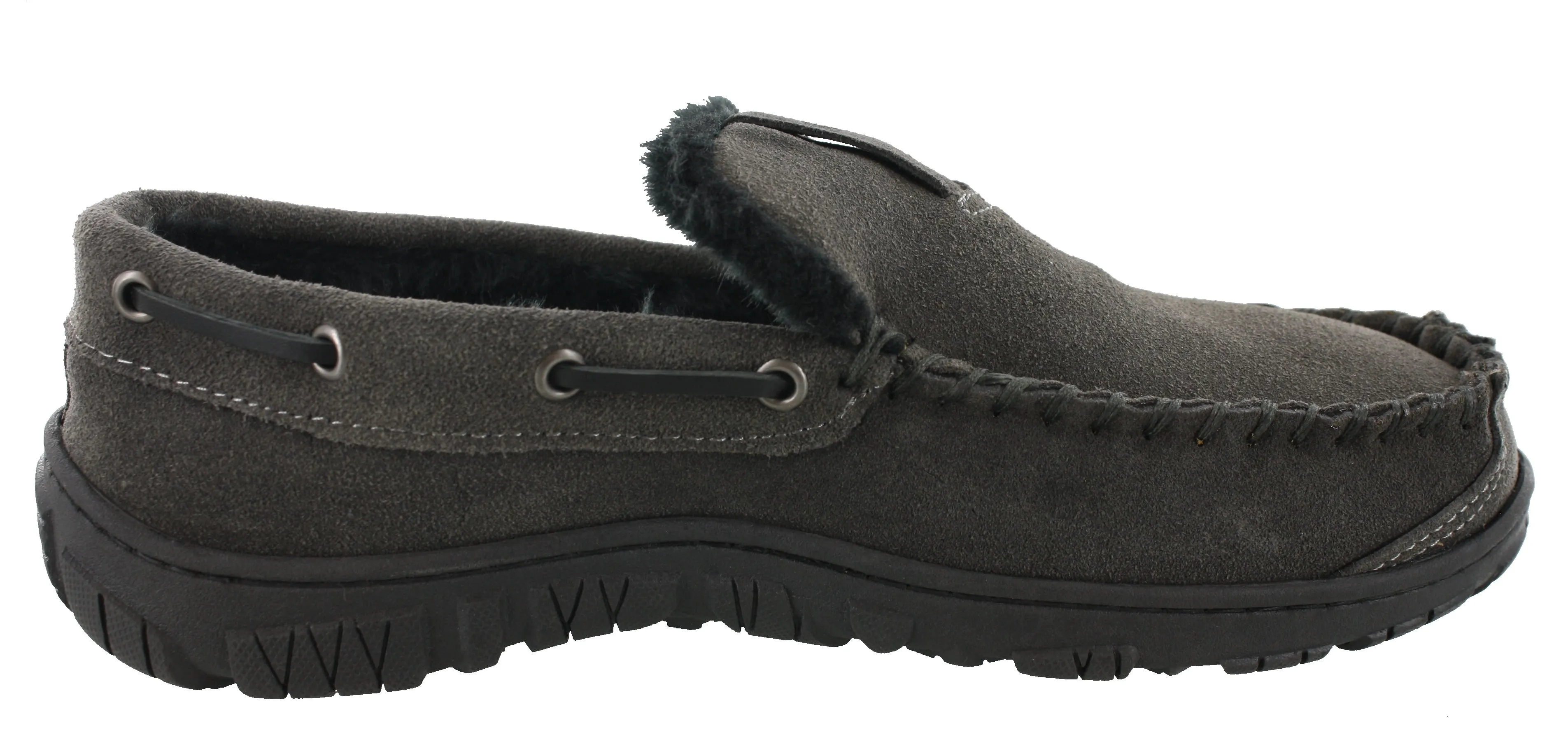 Clarks Men Warm Cozy Easy On Slip On Moccasin Slippers Warren