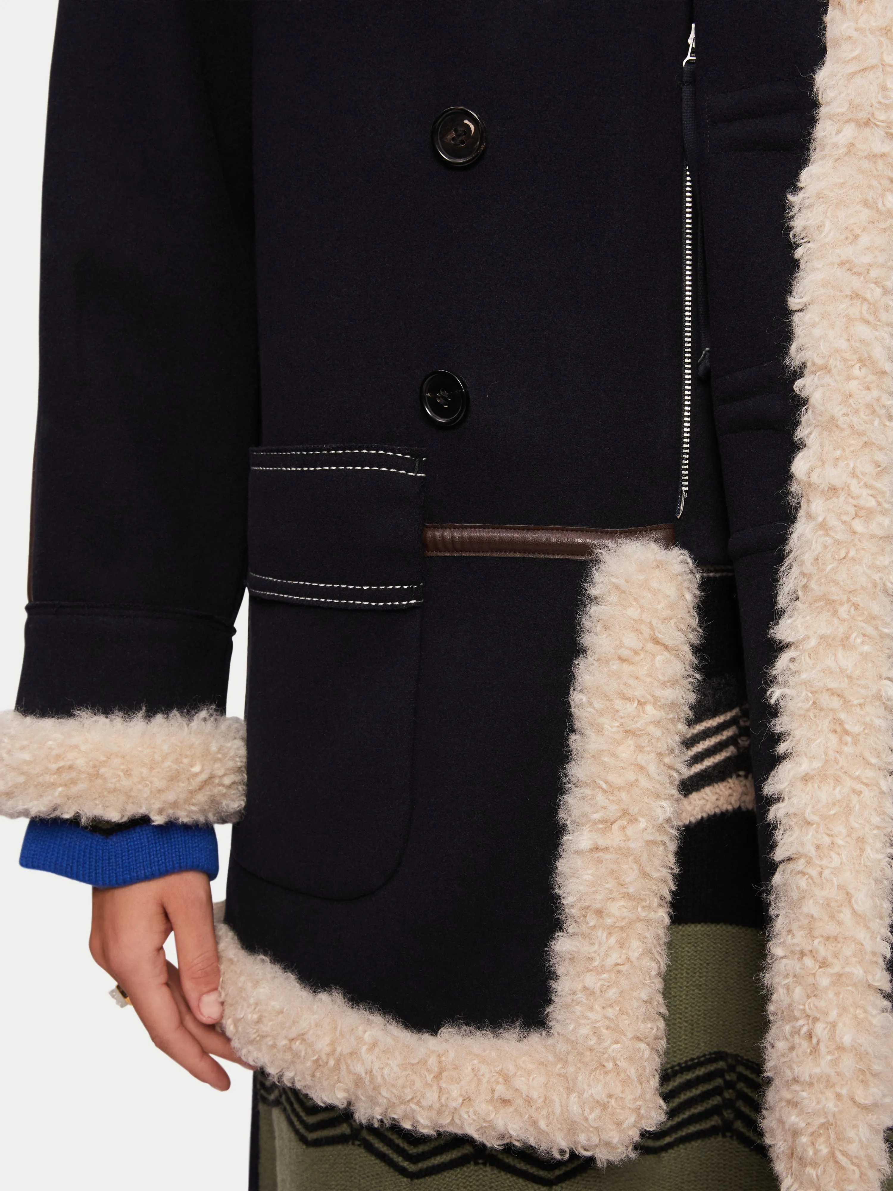 Collagerie Duffle Coat | Navy