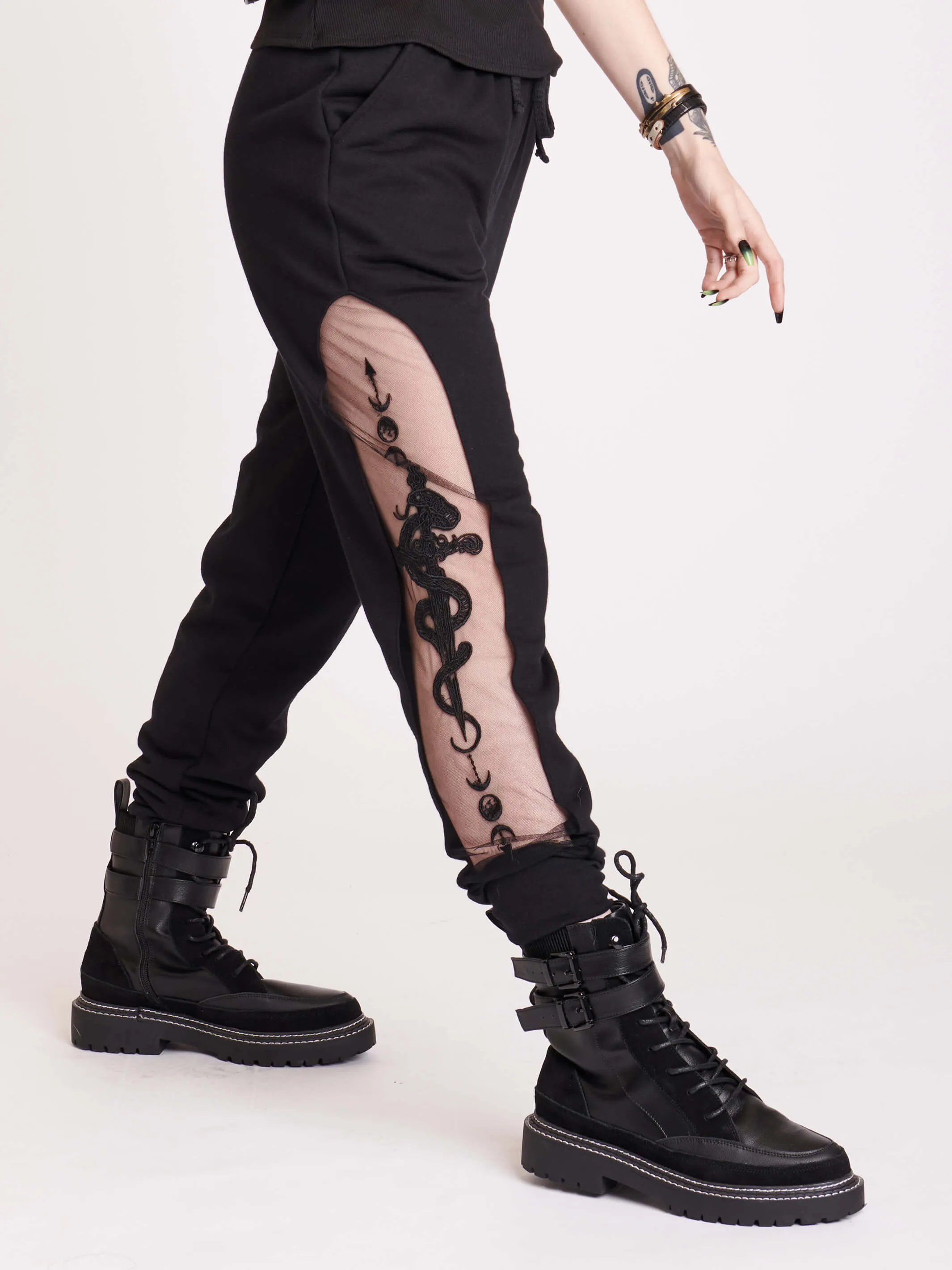 Cosmic Snake Dagger Jogger