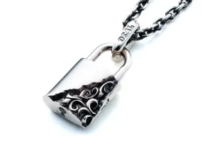 Crack Padlock Pendant