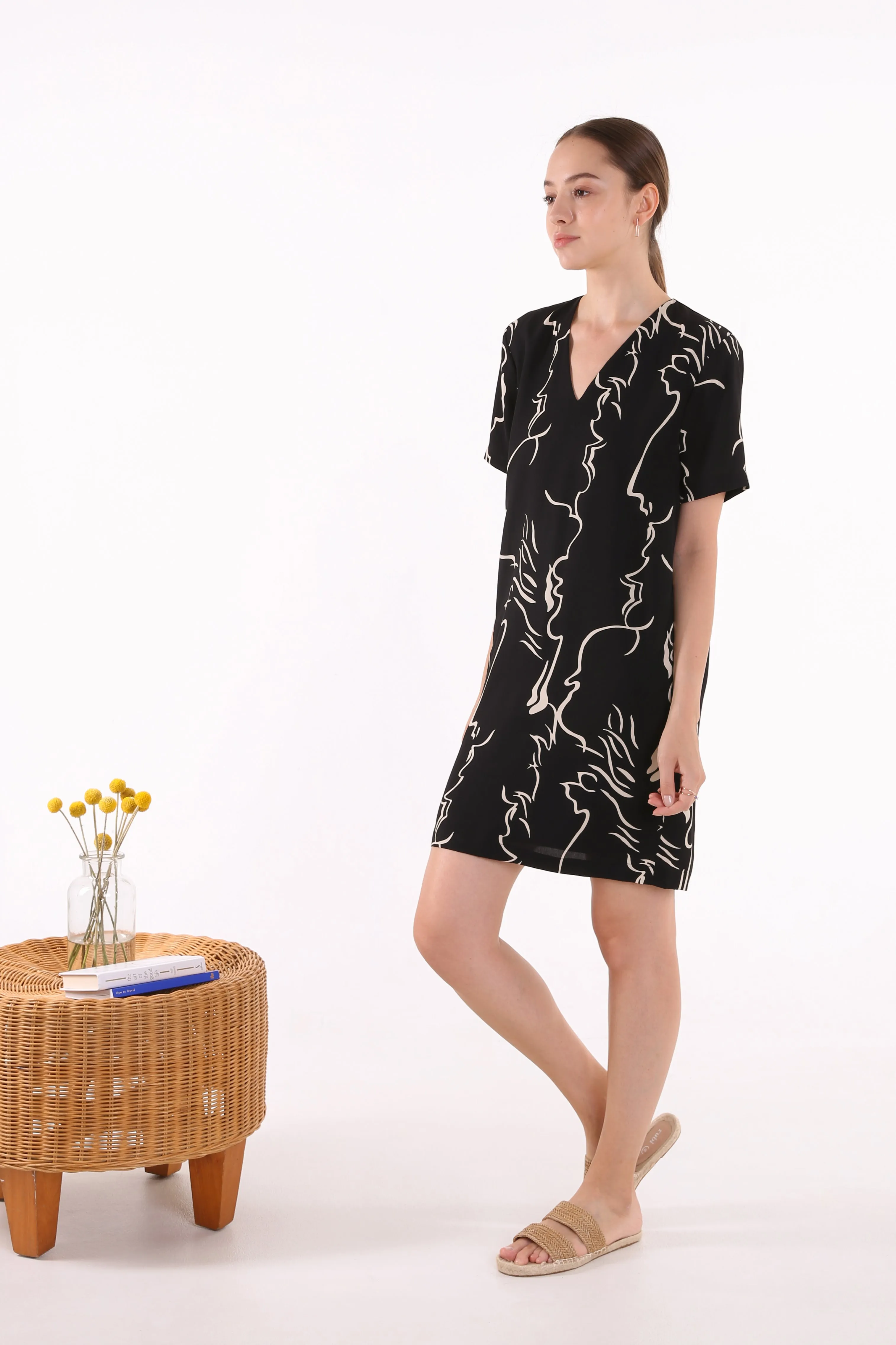 Daryna Printed Shift Dress