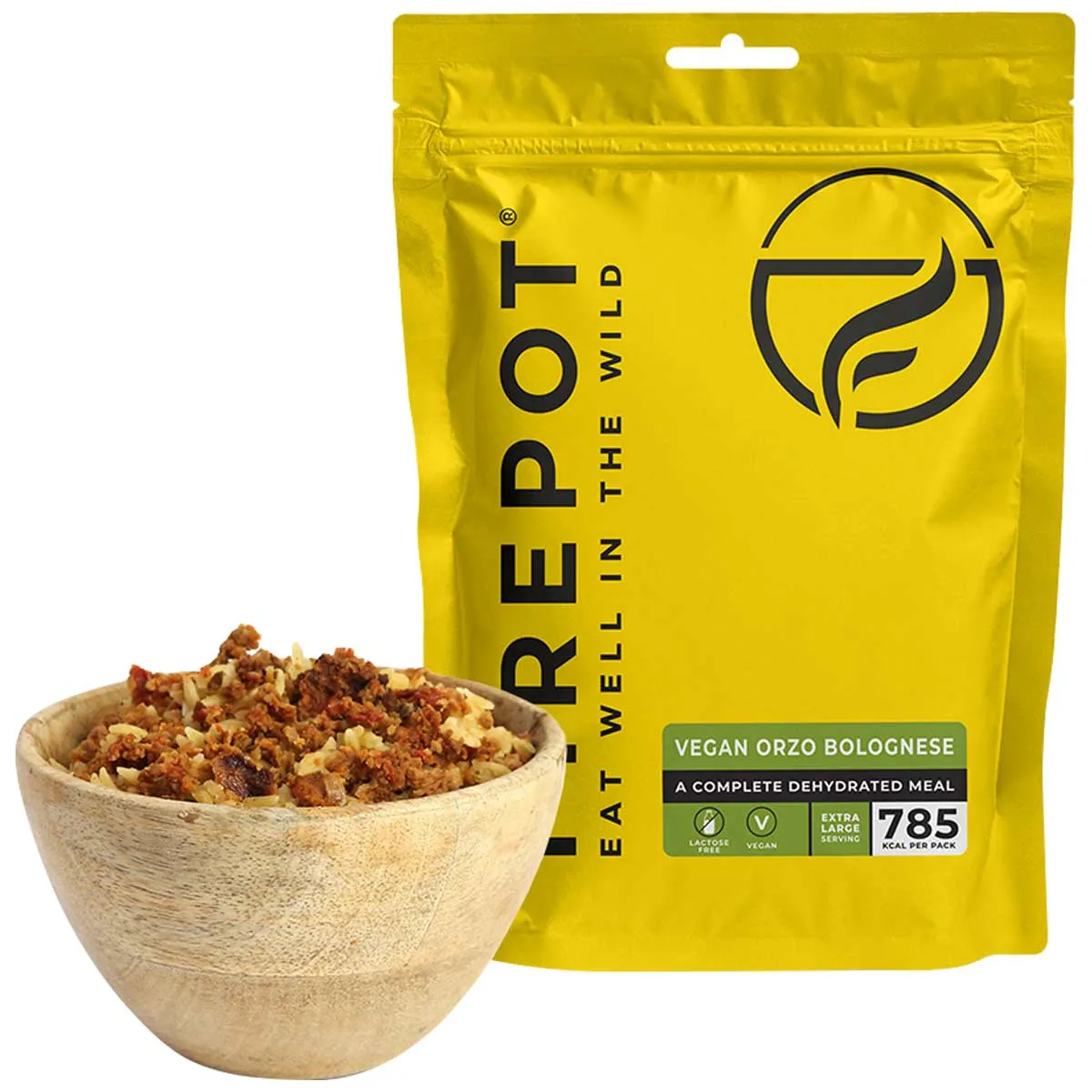 Firepot Dehydrated Meal Orzo Bolognese - Vegan 525kcal / 785kcal