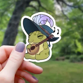 Frog Bard RPG Class | Vinyl Sticker