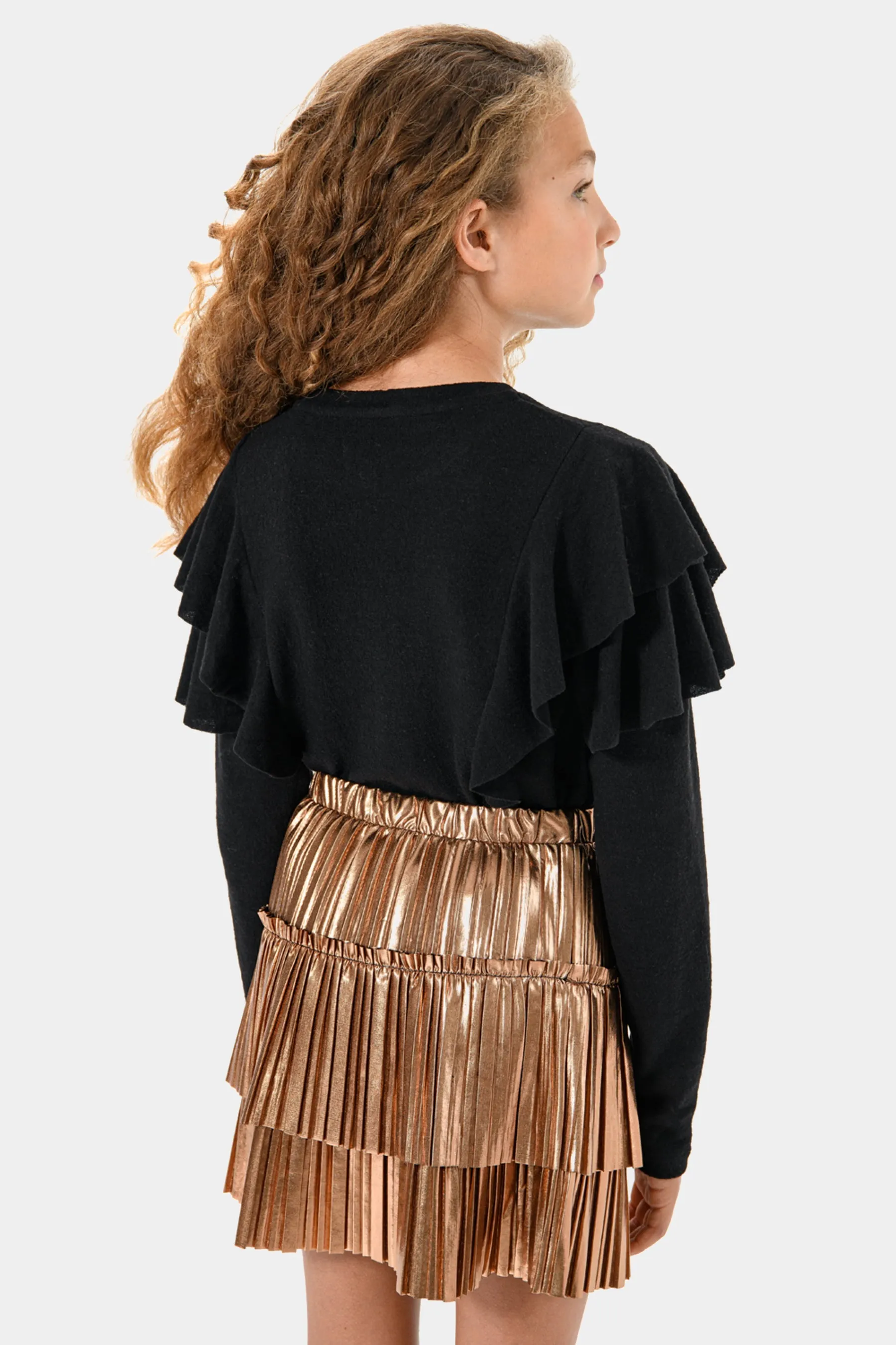 Girls Double Ruffle Skirt