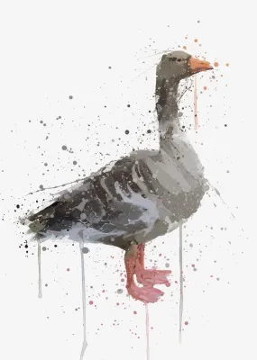 Goose Wall Art Print