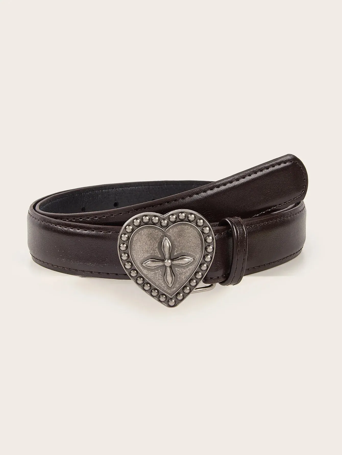 Goth Heart & Cross Belt