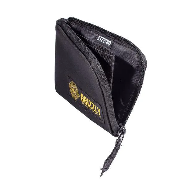 Grizzly - G Script Half Zip Wallet - Black SALE