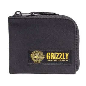 Grizzly - G Script Half Zip Wallet - Black SALE