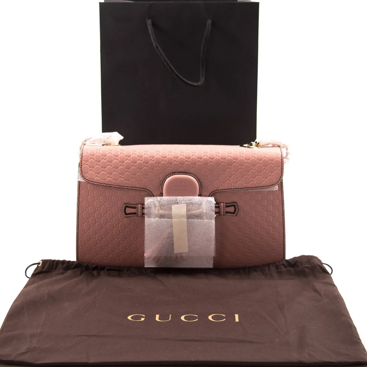 Gucci Emily Guccissima Large Shoulder Bag